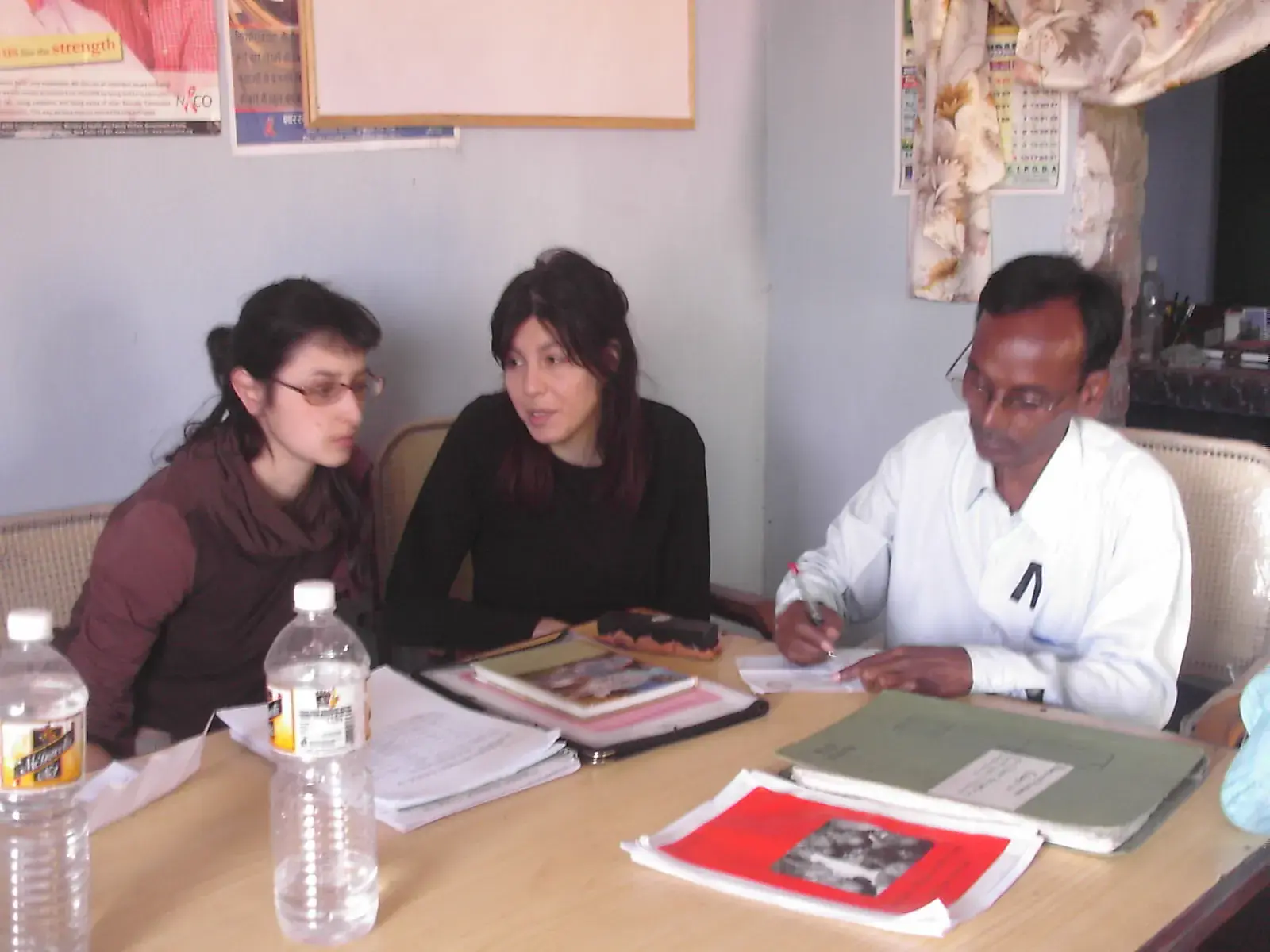 Women in self-help group meeting